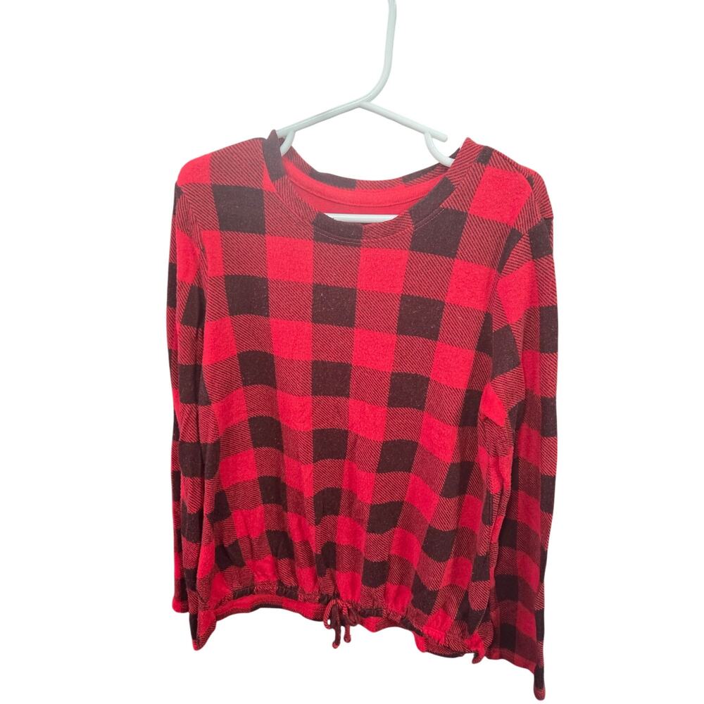 Red Plaid Sweatshirt - Cat & Jack - M (7/8)